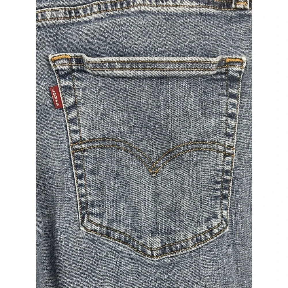 Levis Mens 505 Jeans 100% Cotton Blue Denim Jeans Size W38 L30